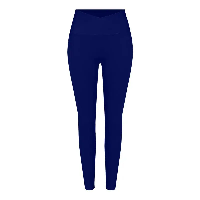 Women's Fake Two-Piece Sports Long Sleeve Halter Neck Pilates Yoga Shirt Slim Fit Fitness Sports Top Leggings Workout Tights - Nova Trendz