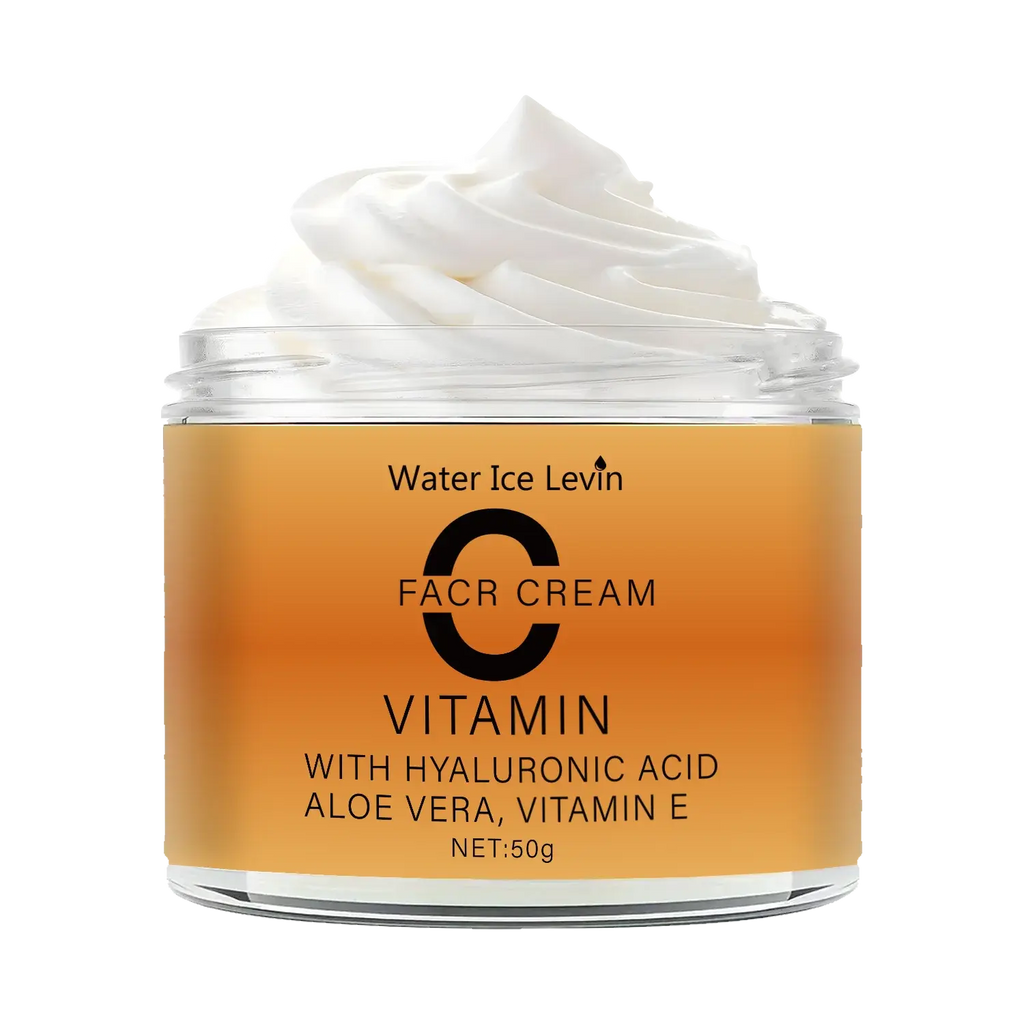 Vitamin C Facial Cream, Hyaluronic Acid, Aloe Vera and Vitamin E, Facial Moisturizing Cream, Nourishing Skin Care, Increasing Brightness, Available for All Skin Types - Nova Trendz