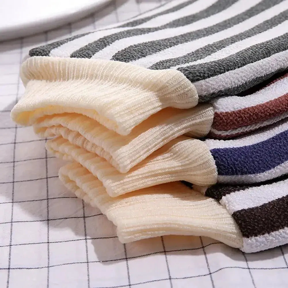 Bath for Peeling SPA Exfoliating Shower Brush Washcloth Body Cleaning Scrubber Mitt Rub Body Wash Gloves Back Shower Bath Towel Nova Trendz
