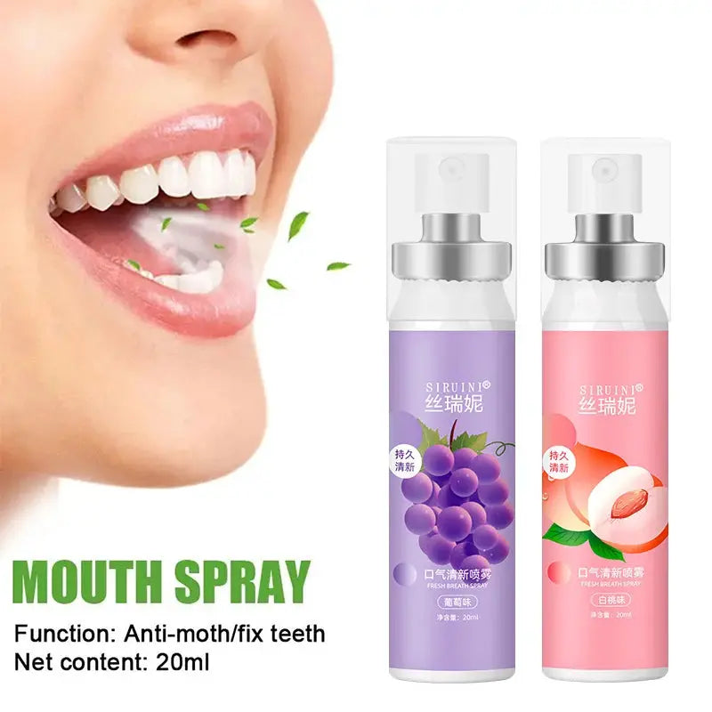 Mouth Freshener Spray Oral Spray Remove Bad Breath Long Lasting Fruity Portable Breath Freshener Refreshing Oral Care Products Nova Trendz