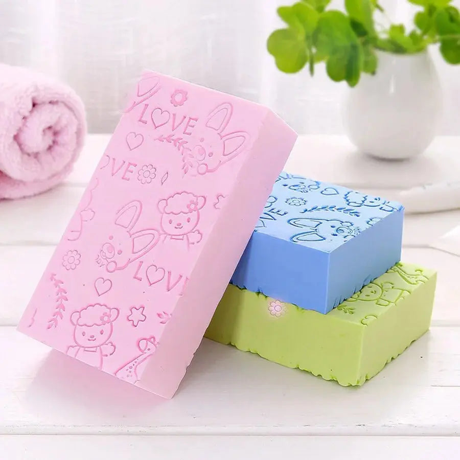Baby bath sponge, children's bath sponge, rub dust, baby bath sponge, rub mud, soft baby - Nova Trendz