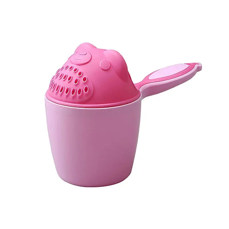 Cute Cartoon Baby Shower Shampoo Cup Kids Bathing Toys Bathroom Shower Shampoo Rinse Cup Hair Washing Spoon With Handle Nova Trendz