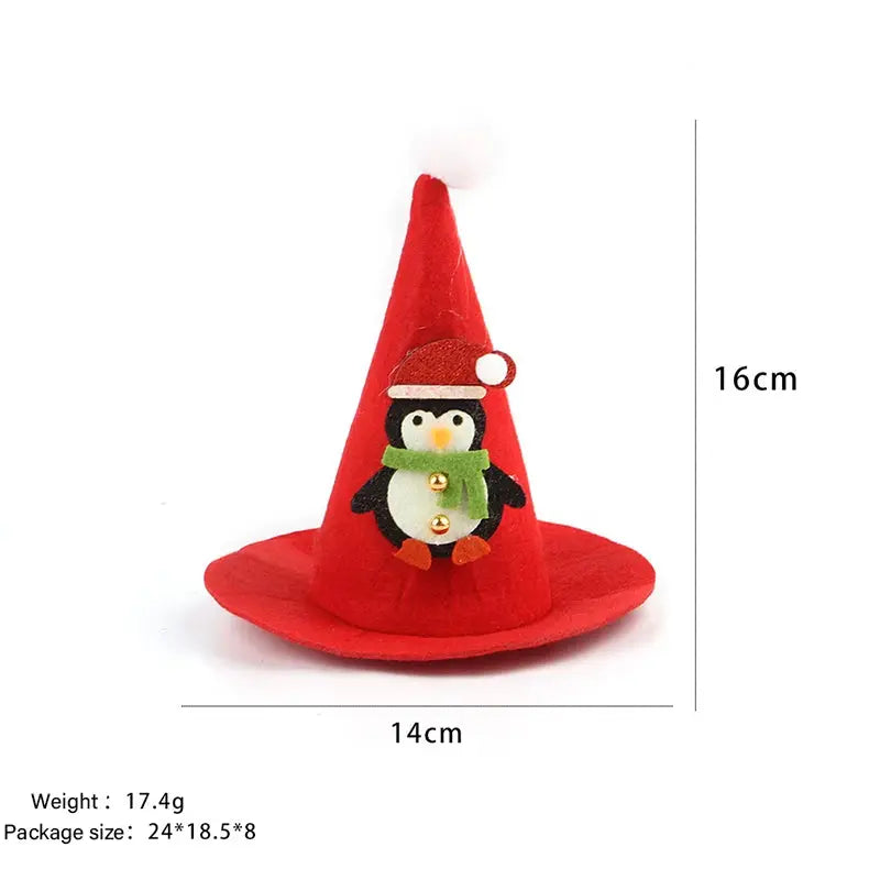 Pet Dog Cat Santa Hat Christmas Costume Accessories Small Dogs Cats Winter Warm for Holloween Holiday Christmas Party Photos - Nova Trendz
