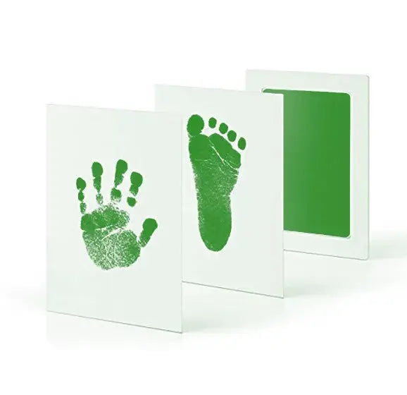 Newborn Baby DIY Handprint Footprint Kit Ink Pads Photo Frame Handprint Toddlers Souvenir And Pet Cat Dog Paw Prints Nova Trendz
