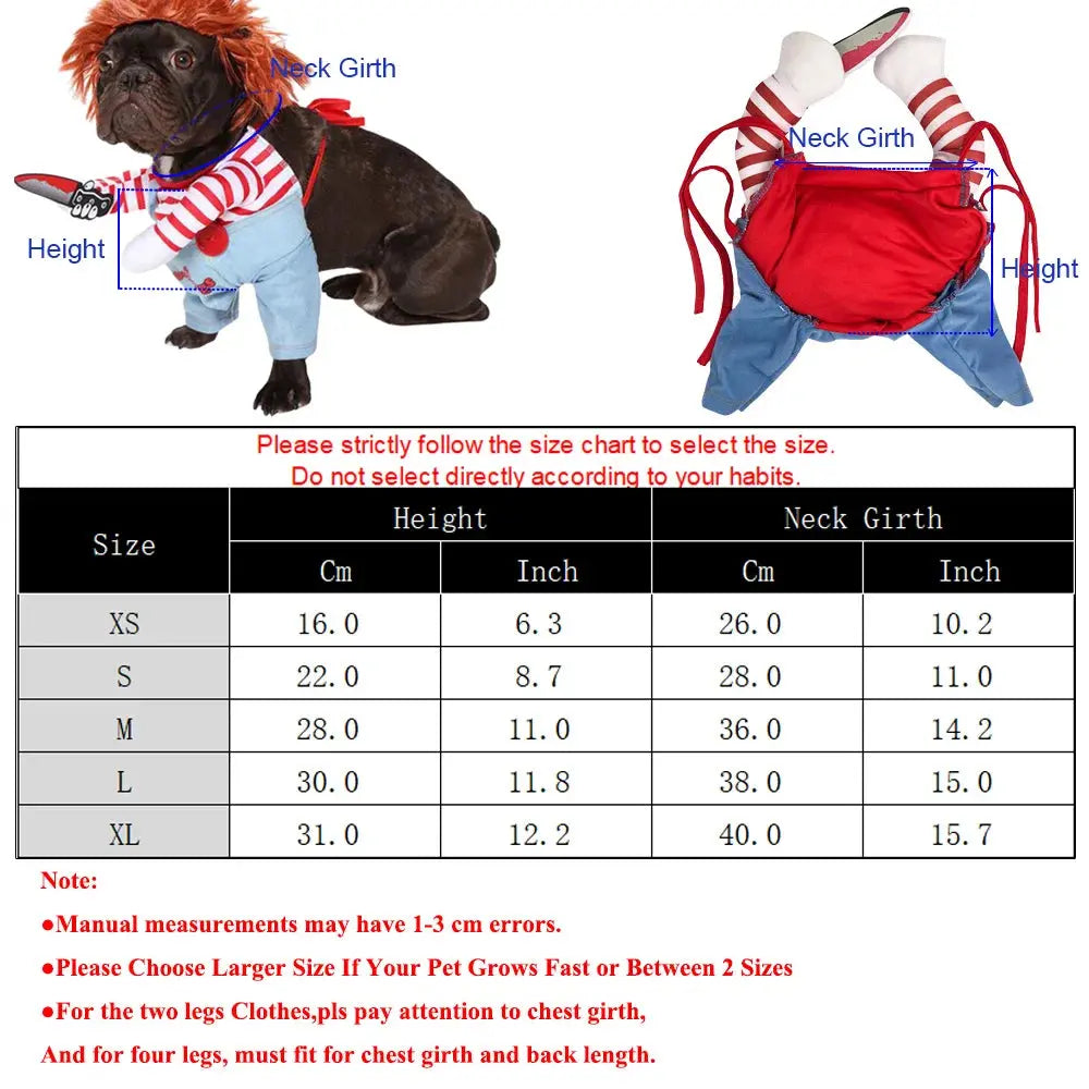 Funny Cat Clothes Halloween Cosplay Costumes For Small Medium Dog Cats Creative Pet Party Kitten Jumpsuits Soft Warm Cat Coat - Nova Trendz