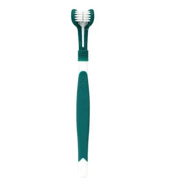 3-Sided Pet Toothbrush Dog Plastic Toothbrush Removing  Tartar Cleaning Mouth Pet  Care Cat Cleaning Mouth - Nova Trendz