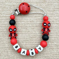 Personalize Silicone Letters Name Baby Popular Silicone Bead Pendant Pacifier Clips Chains Holder Teether Baby Kawaii Toy Gifts Nova Trendz