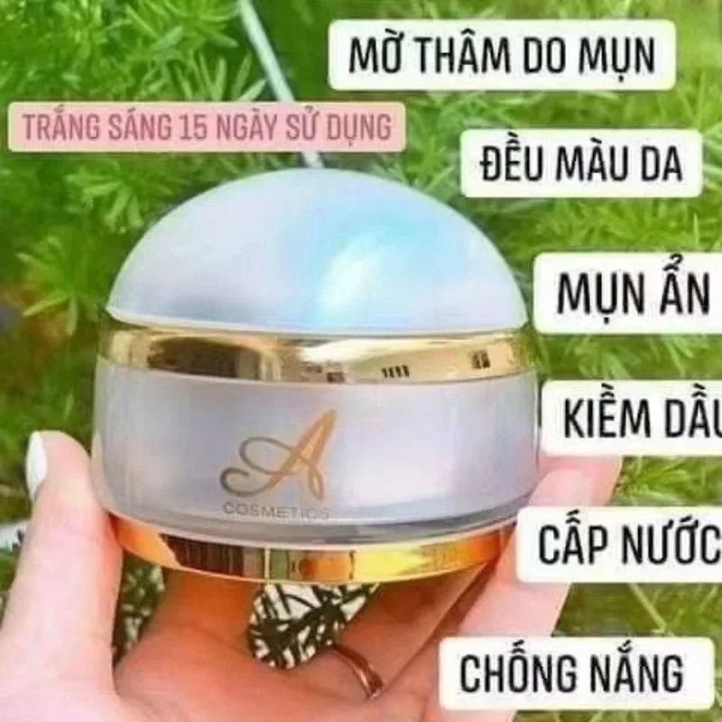 Kem Face Phap Tri Nam Tan Nhang Ngan Ngua Mun Tham Whitening Brightening Skin Care 50ml