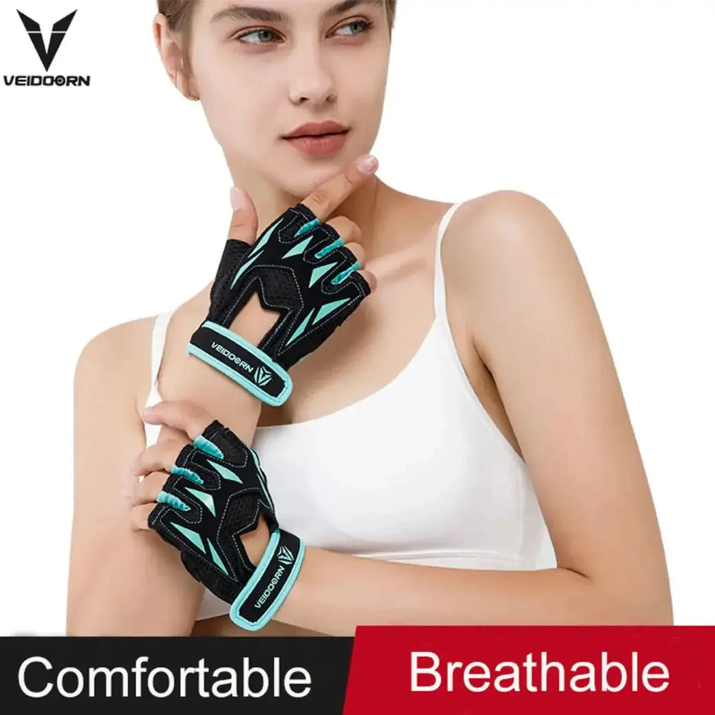 Gym Gloves for Men Women Weight Lifting Half Finger Breathable Anti Slip Training Fitness Workout Gloves Nova Trendz