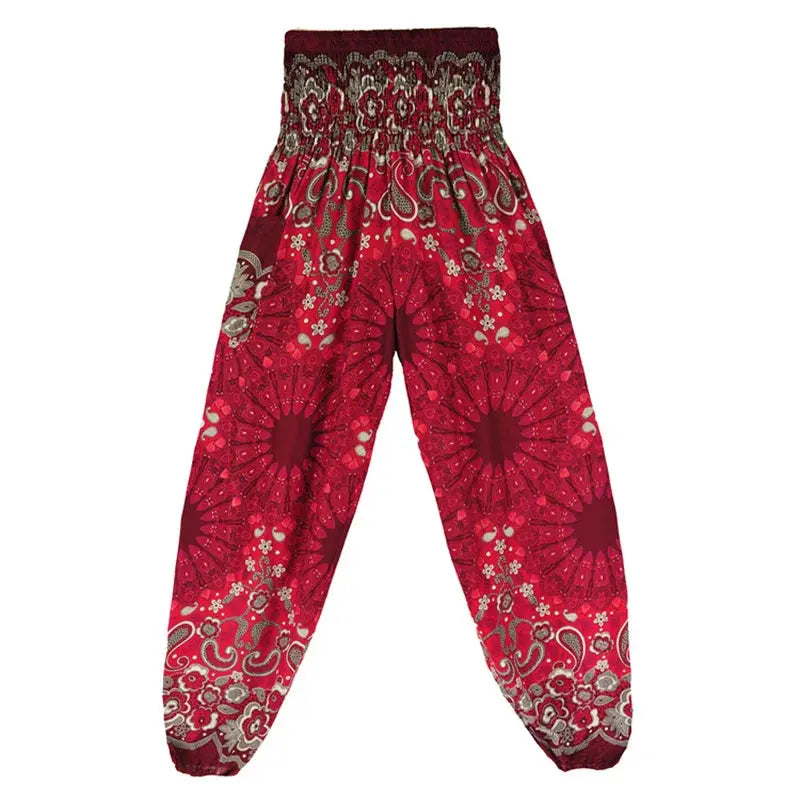 Yoga Pants Women Hippie Harem Printed Leggings Boho High Waisted Pantalone De Mujer Cintura Alta Calca Feminina Beach - Nova Trendz