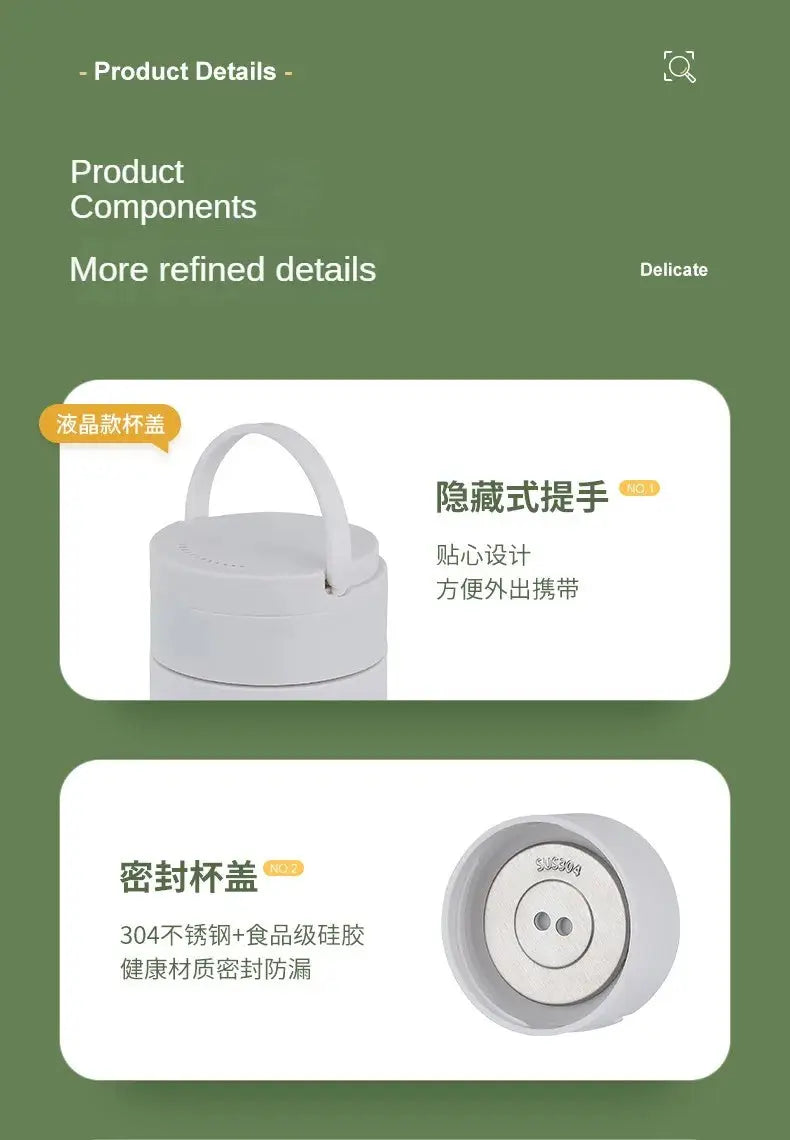 500ML Travel Electric T Kettle Fast Boiling Water Portable baby Milk Warmer Kettle 304 Stainless Steel Thermo Kettles Nova Trendz