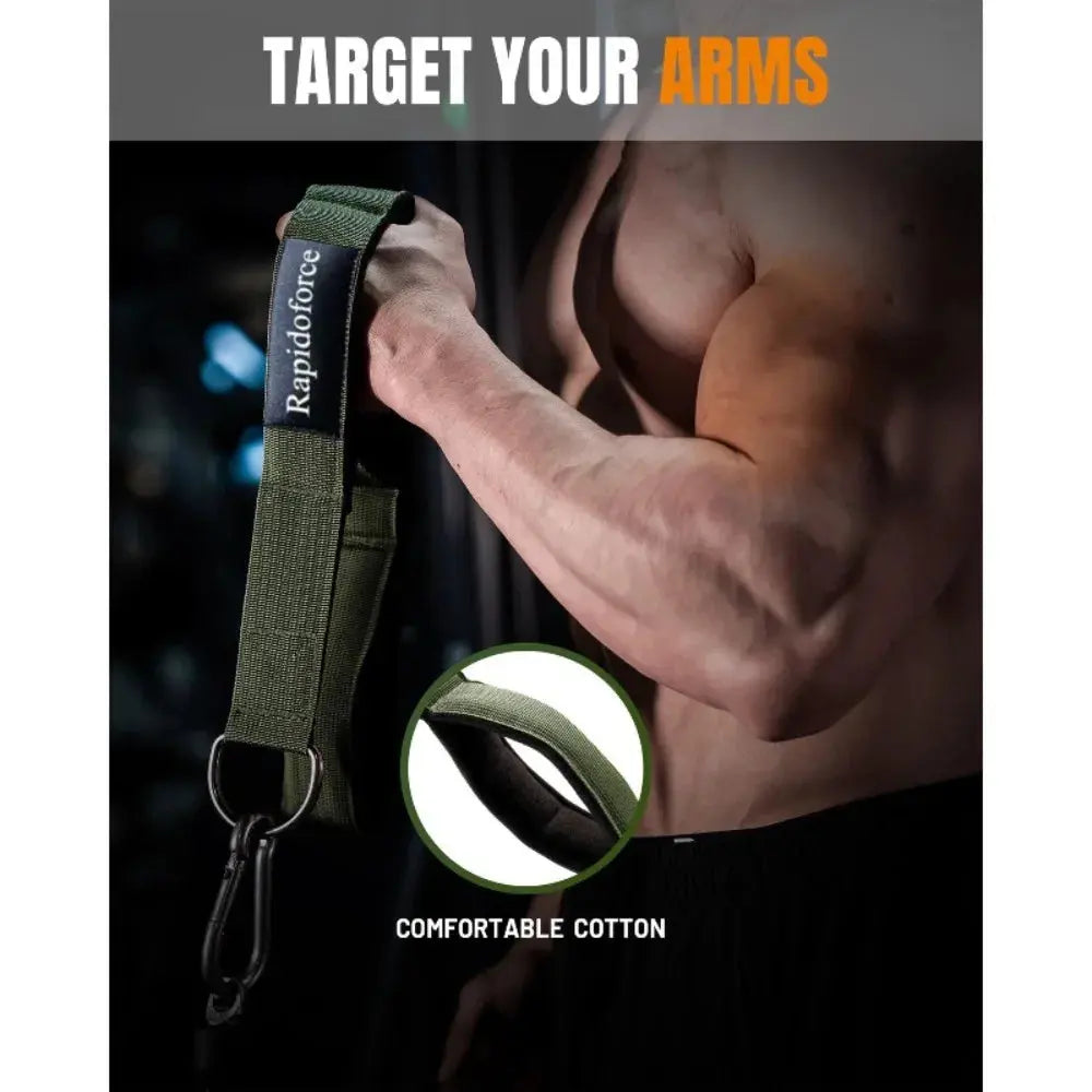 Triceps extension training rope, with a comfortable grip, suitable for long rope cable accessories Nova Trendz