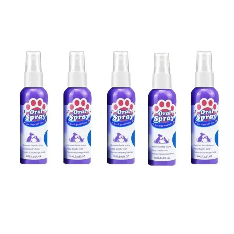 Pet Teeth Cleaning Spray Oral Care Remove Tooth Stains Keep Fresh Breath for Cats and Dogs Whitening  Remove bad breath - Nova Trendz