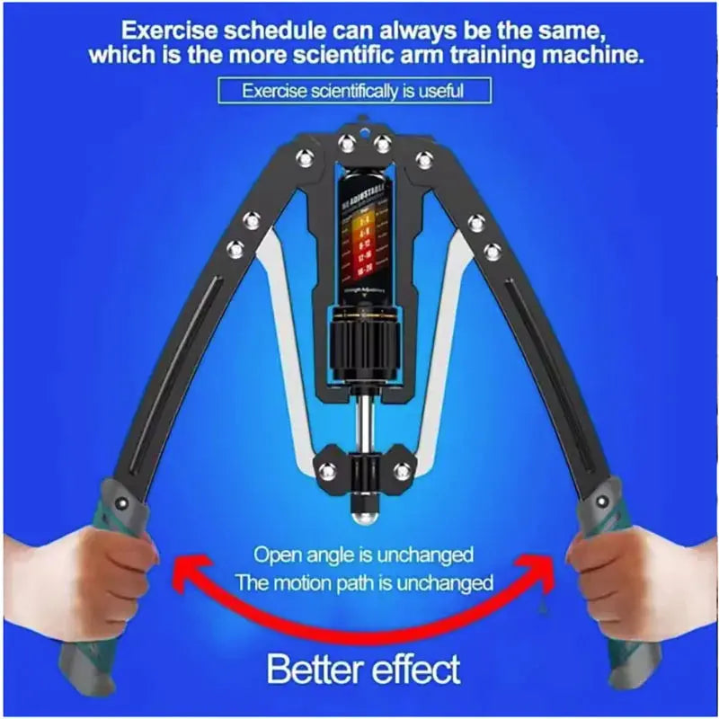 Arm Exerciser Adjustable Pressure 22-440lbs Forearm Workout Equipment Chest Expander Muscle Strength Trainer Home Gym Equipment Nova Trendz