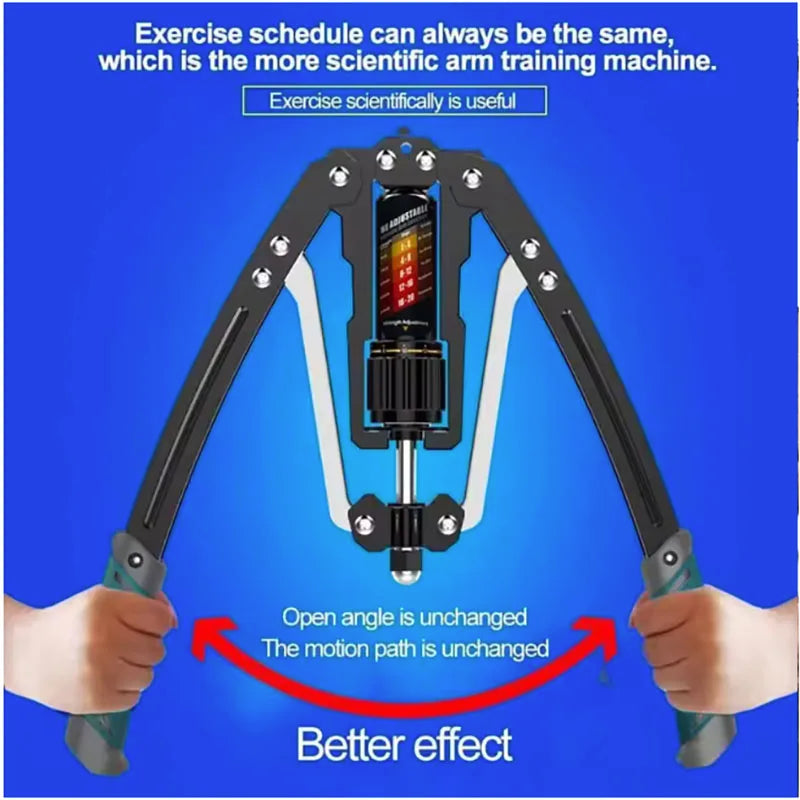 Arm Exerciser Adjustable Pressure 22-440lbs Forearm Workout Equipment Chest Expander Muscle Strength Trainer Home Gym Equipment