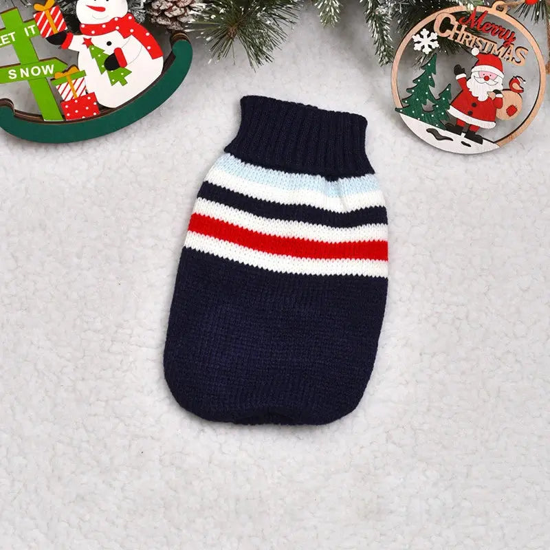 Christmas Wear for Large Dog Sweater Knit Big Dog Sweater Christmas Pet Turtleneck Doggy Sweatshirt for Extra Dogs Boy Girl - Nova Trendz