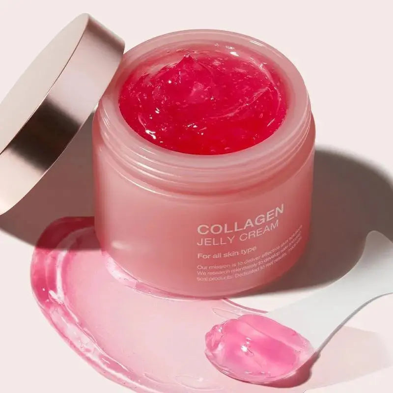 24h Glow & Lifted Collagen Jelly Cream Niacinamide And Hydrolyzed Collagen Strengthen The Skin Barrier And Moisturize The Skin Nova Trendz
