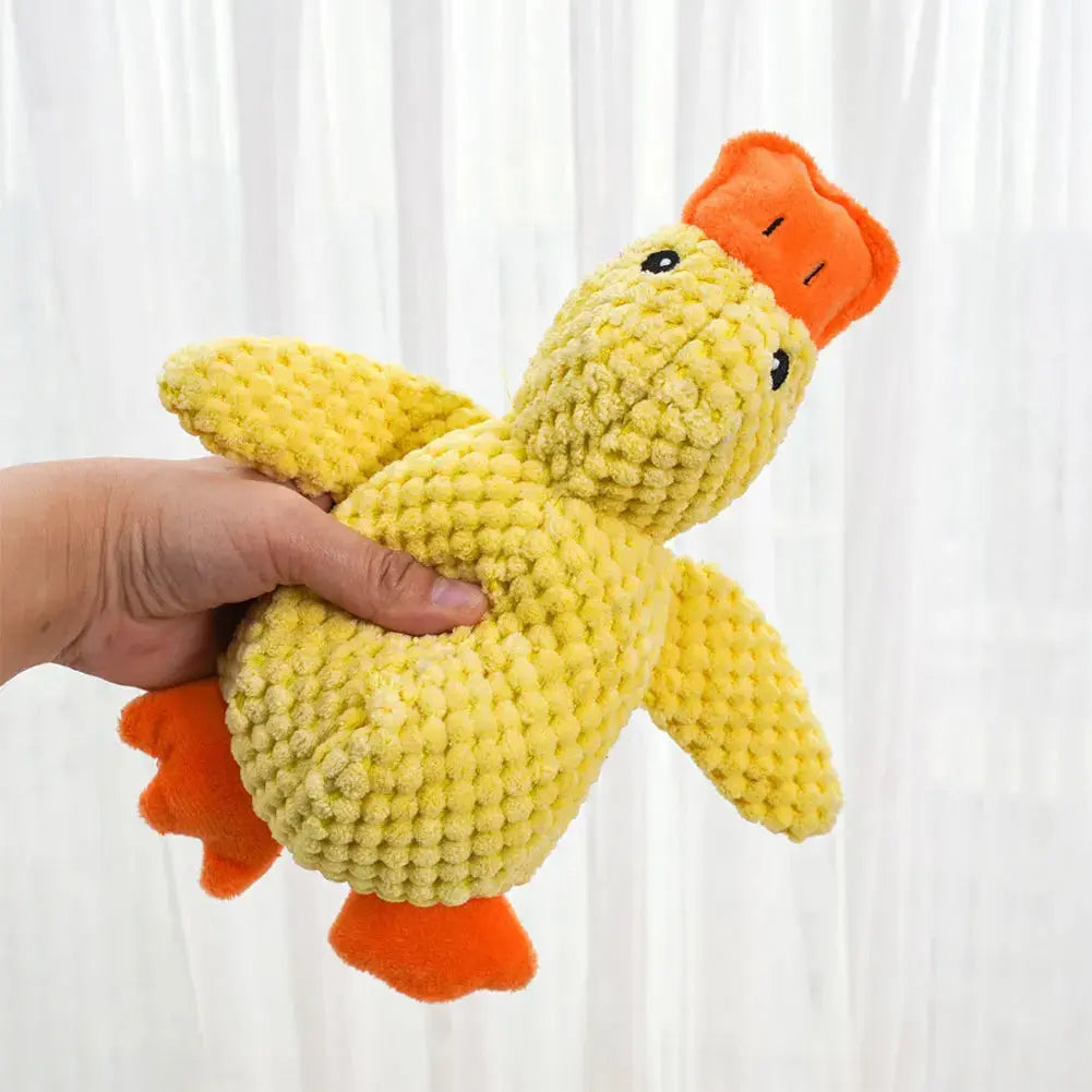 Dog Calming Duck Pet Plush Toy with Quacking Sound Calming Duck Dog Toy Pillow Toy Dog Stuffed Animals Chew Toy for Dogs Nova Trendz