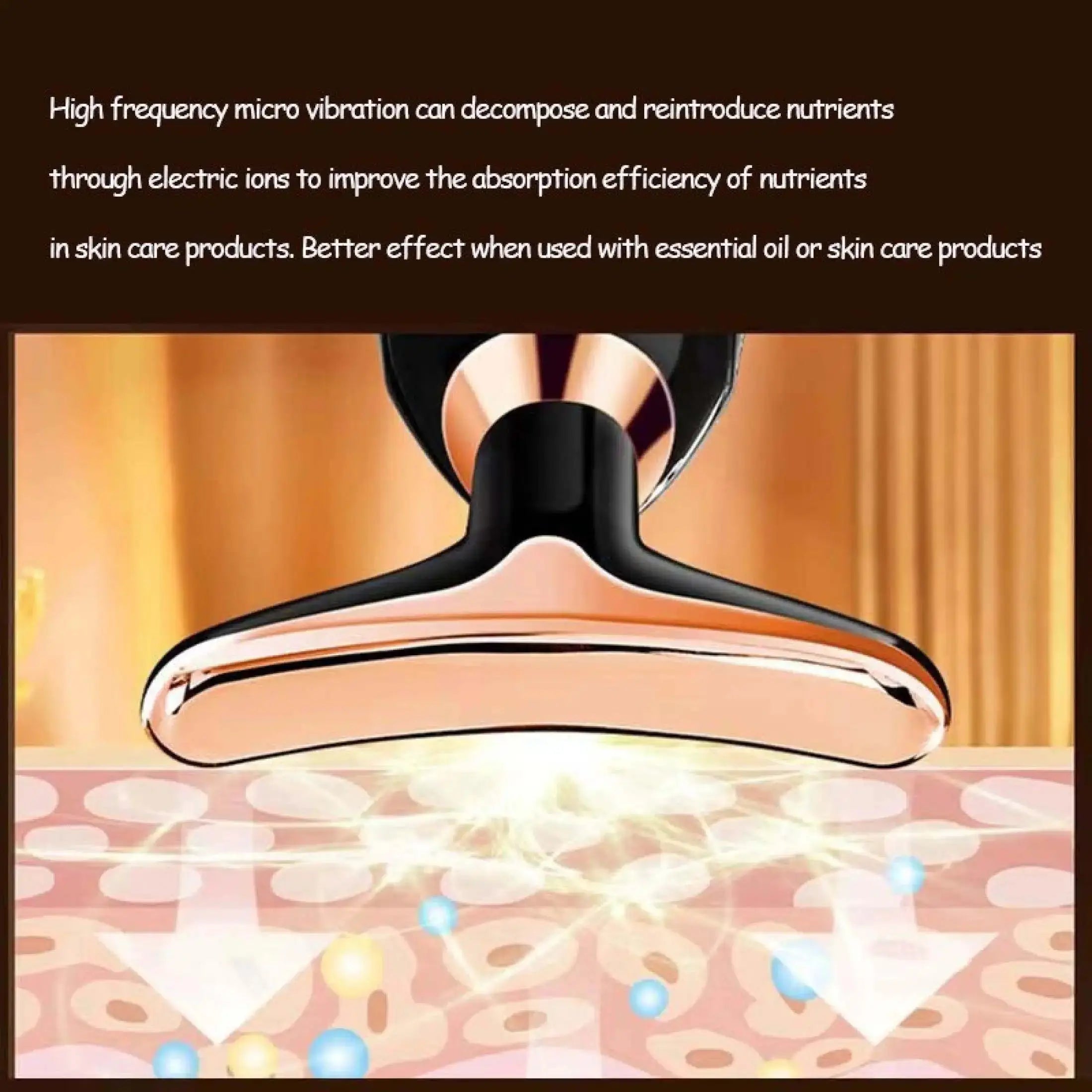 3-in-1 Microcurrent Facial Massager for Face, Neck & Eye Area Nova Trendz