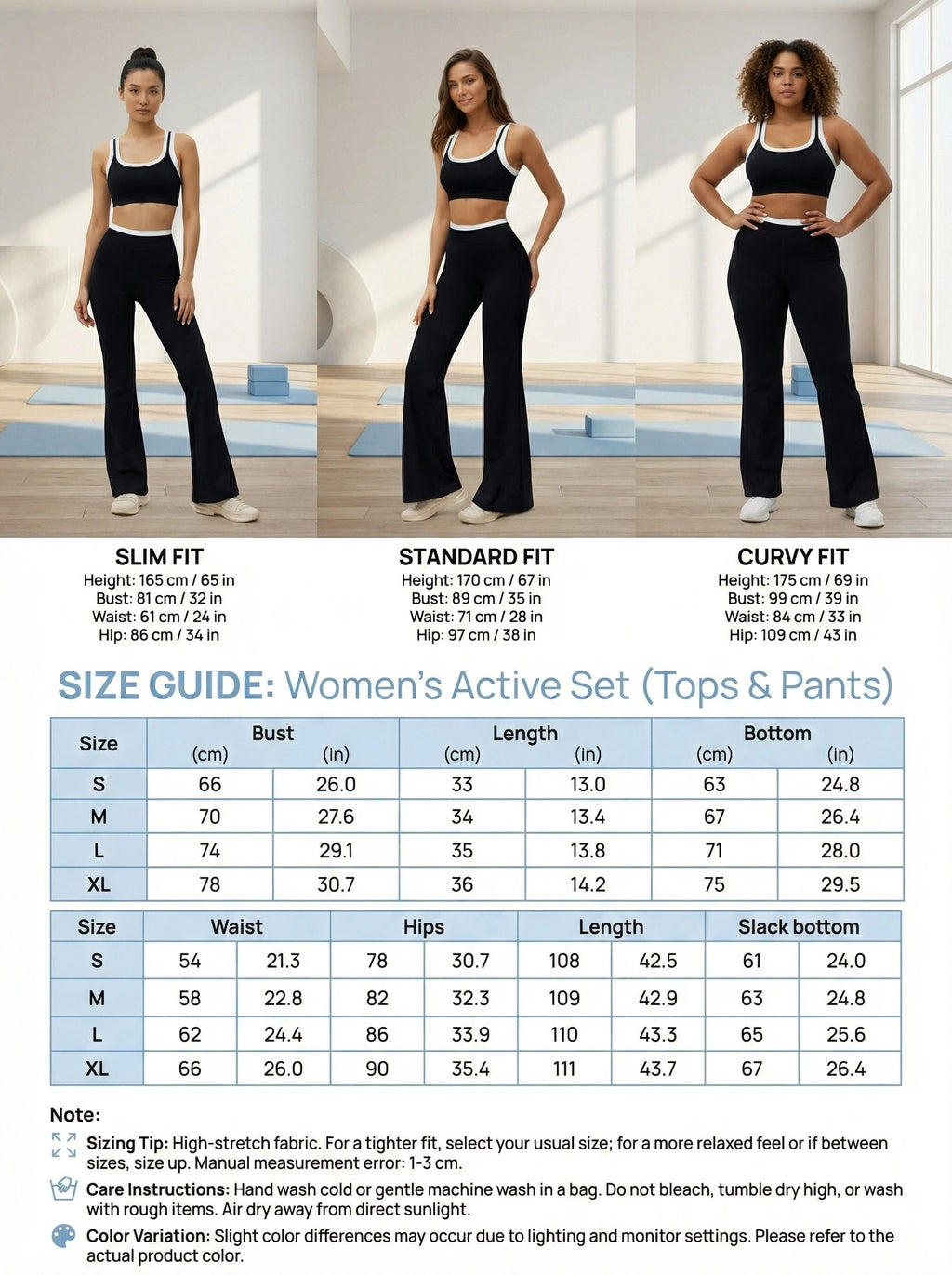 Airila Women's Yoga Set 2 Pcs Sportswear Color Blocked Tracksuit High Waist Flare Crop Top Athletic Gym & Daily Fitness Nova Trendz