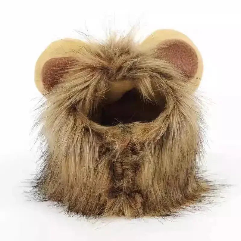Cat Costume Cute Lion Mane Cat Wig Hat Cosplay Clothes Cap Dress Up Puppy Kitten Halloween Christmas Party Decoration Supplies Nova Trendz