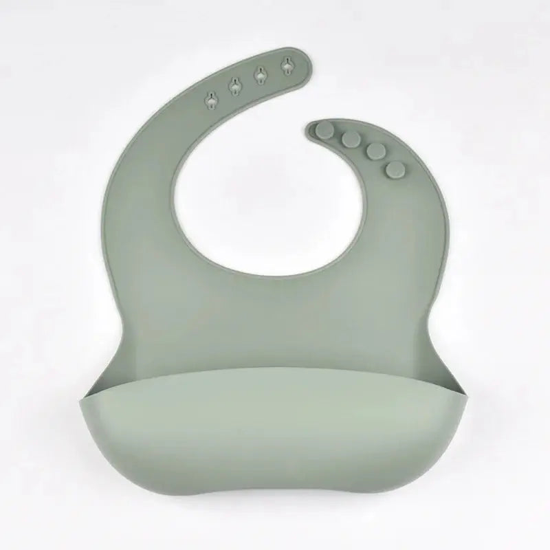 Baby Silicone Tray Bib Waterproof Soft 4-speed Adjustable Bibs Newborn Eating Food Isolate Dirt Feeding Saliva Pocke Kids Stuff Nova Trendz