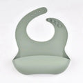 Baby Silicone Tray Bib Waterproof Soft 4-speed Adjustable Bibs Newborn Eating Food Isolate Dirt Feeding Saliva Pocke Kids Stuff Nova Trendz
