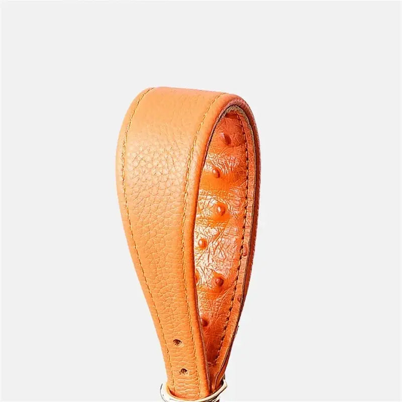 Leather Dog Collar Fashion Solid Color Ostrich Pattern Adjustable Pet Neck Ring Suitable For Small Large Dogs Kitten Puppy Items Nova Trendz