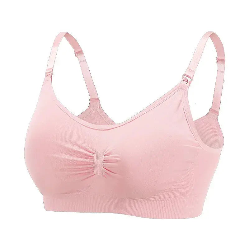High Quality Maternity Nursing Bras Cotton Breastfeeding Pregnant Underwear Seamless Large Size Breathable Bra Push Up Nova Trendz