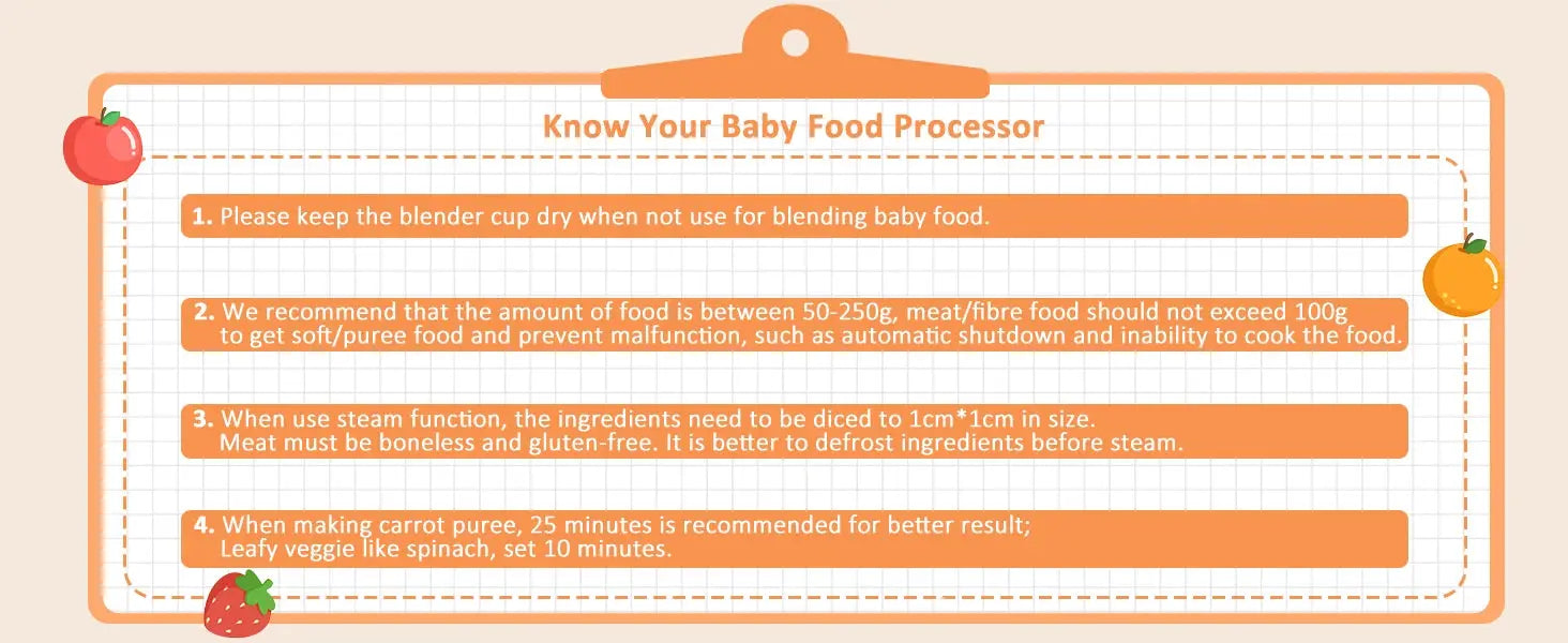 Baby Food Maker, 4 in 1 Baby Food Processor and Steamer, Puree Blender, Multifunctional Baby Puree Maker, Dishwasher Safe White Nova Trendz