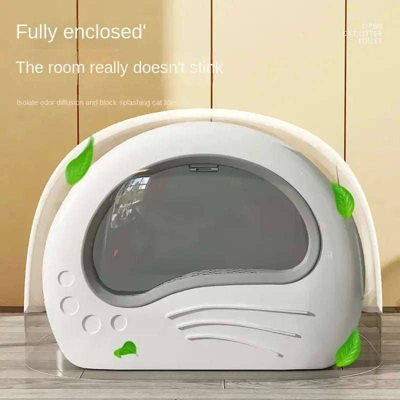 Cat Litter Box Fully Enclosed Drawer Type Cat Litter Box Anti-splash and Odor Isolation Cat Toilet Extra Large Cat Litter Box Nova Trendz