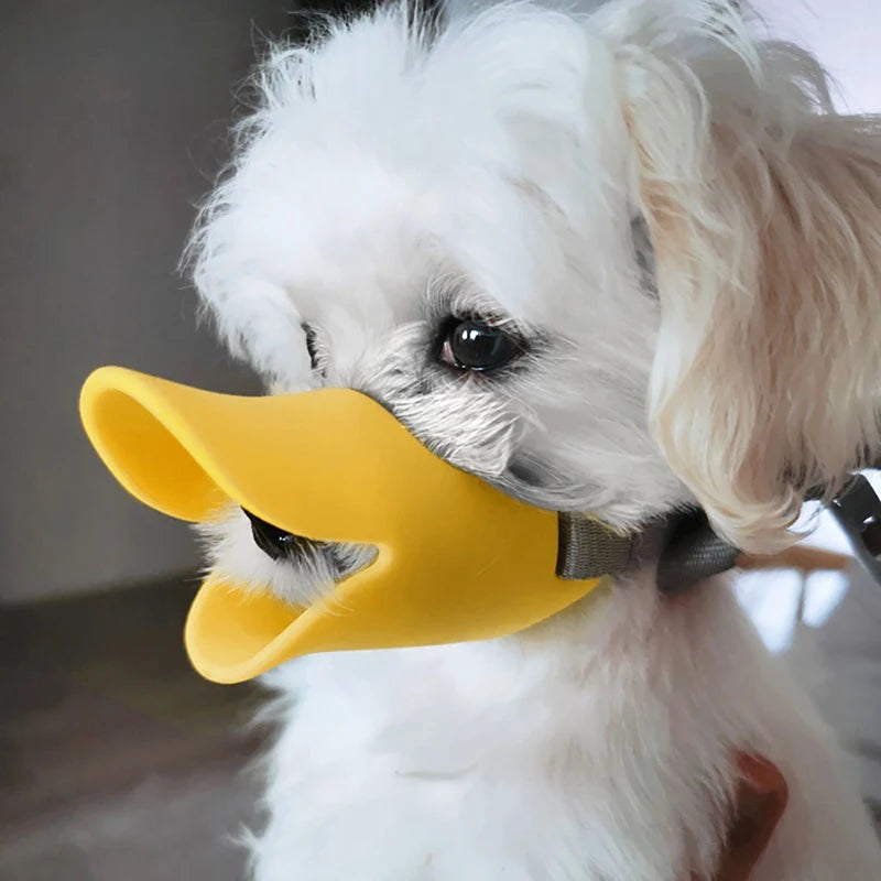 Dog Muzzle Silicone Duck Muzzle Mask for Pet Dogs Anti Bite Stop Barking Small Medium Large Dog Mouth Muzzle Pet Dog Supplies