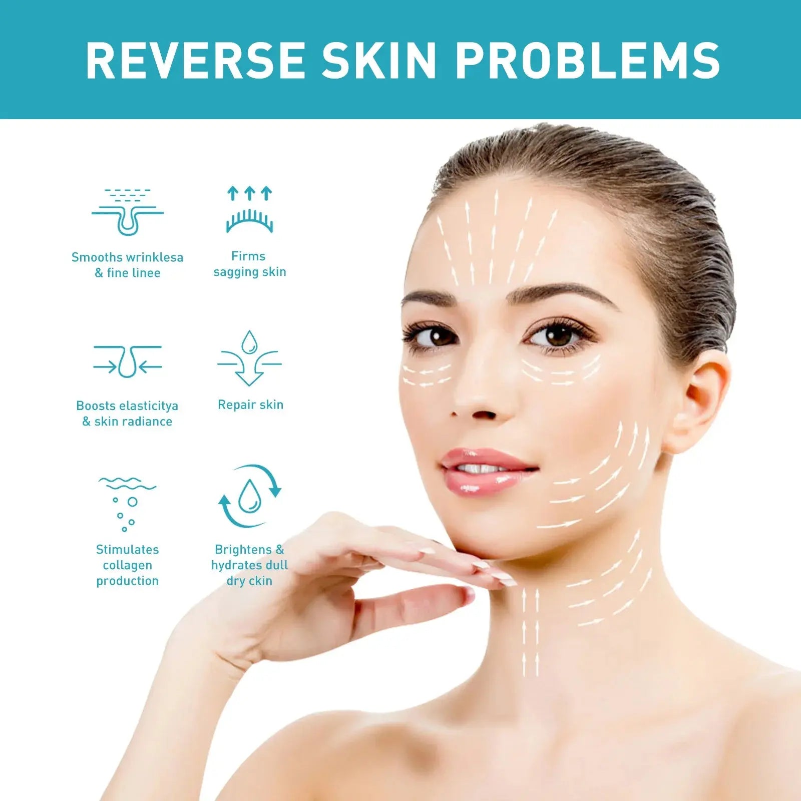 B3 Nicotinamide Serum Facial Anti W-rinkle Lift Firming Fine Lines Lightening Dark Circle Skin Brightening Skincare Products - Nova Trendz