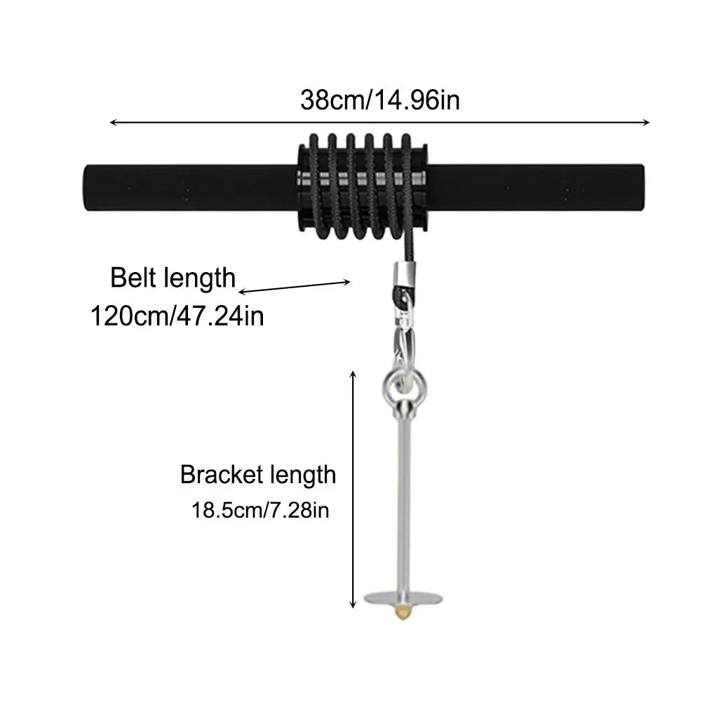Forearm Roller Trainer Wrist Forearm Blaster Arm Muscle Strength Trainer Exerciser Fitness Equipment Home Gym Workout Accessory Nova Trendz