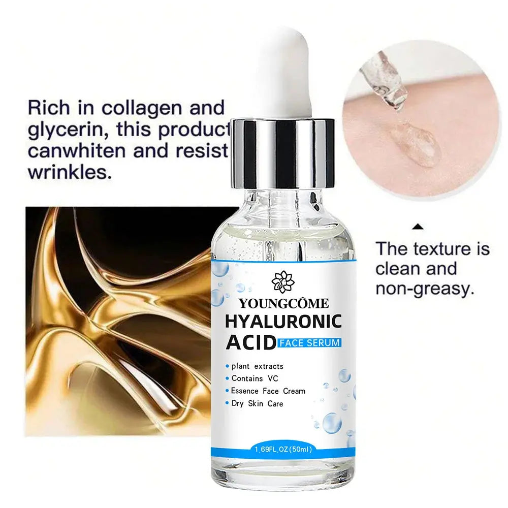 Hyaluronic Acid Facial Essence Deep Moisturizing Facial Skin Essence Korean Skin Care Products - Nova Trendz