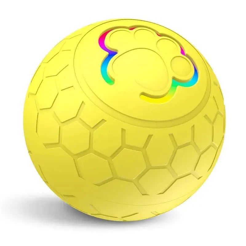 Smart Dog Toy Ball Electronic Interactive Pet Toy Ball USB Automatic Bouncing Rolling Toy Ball With RGB Lights Puppy Cat Product - Nova Trendz