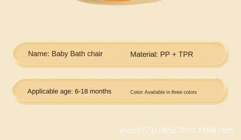 Children's Shower Seat Portable Shower Stand for Newborns and Young Children Children's Growth Accessories Nova Trendz