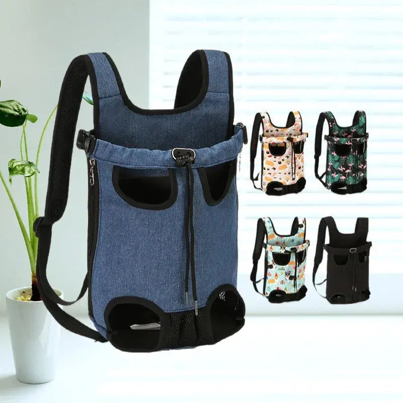 Adjustable Cat Carrier Bag Pet Double Shoulder Backpack Portable Bag Outdoor Travel Camping Hiking Cat Bag Dog Bag - Nova Trendz