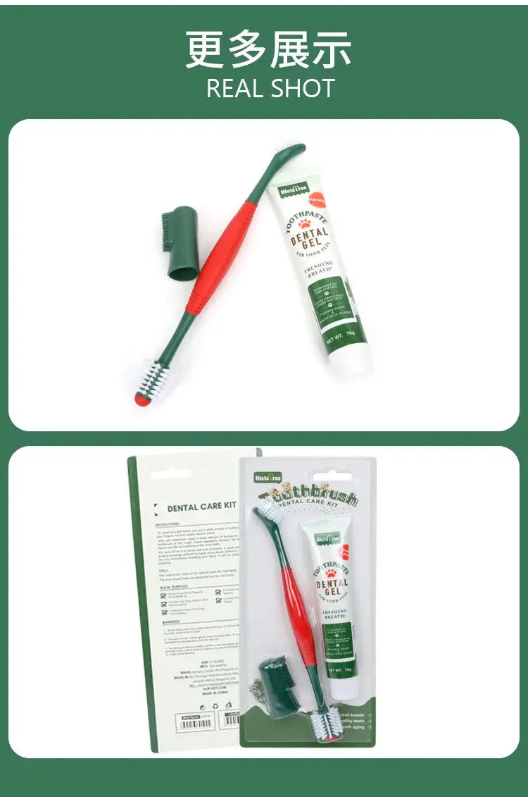 Pet Toothpaste for Dog Cats Beef Flavor Dental Care Gel Breath Freshening Safe Teeth Cleaning Professional Oral Hygiene Solution Nova Trendz