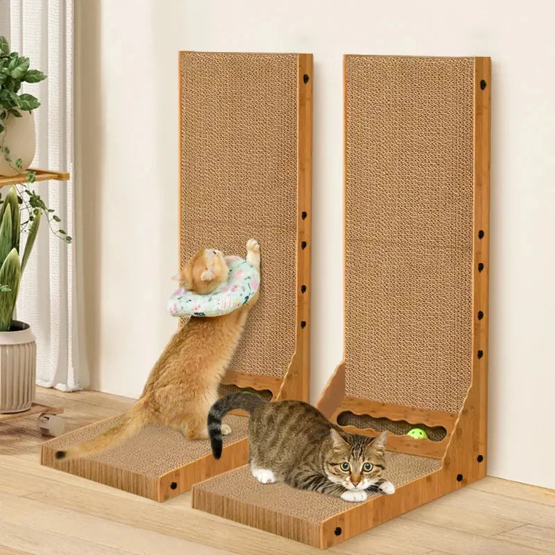 Cat scratching board vertical scratching post duarable cat scratcher high quality Corrugated cardboard Cat Scratching pad Nova Trendz