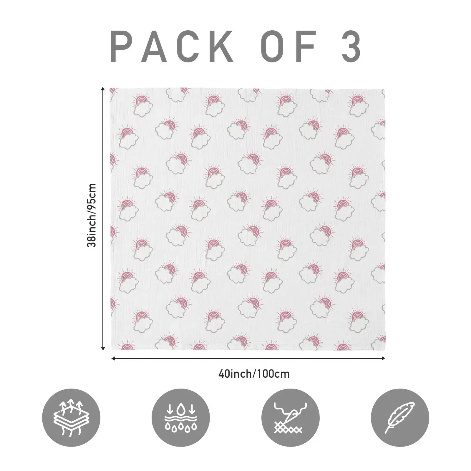 Baby Blanket Gauze Cotton Newborn Swaddle Swaddle Towel Four Seasons Bath Towel Swaddle To Prevent Startle Baby Towel Baby Bath Nova Trendz