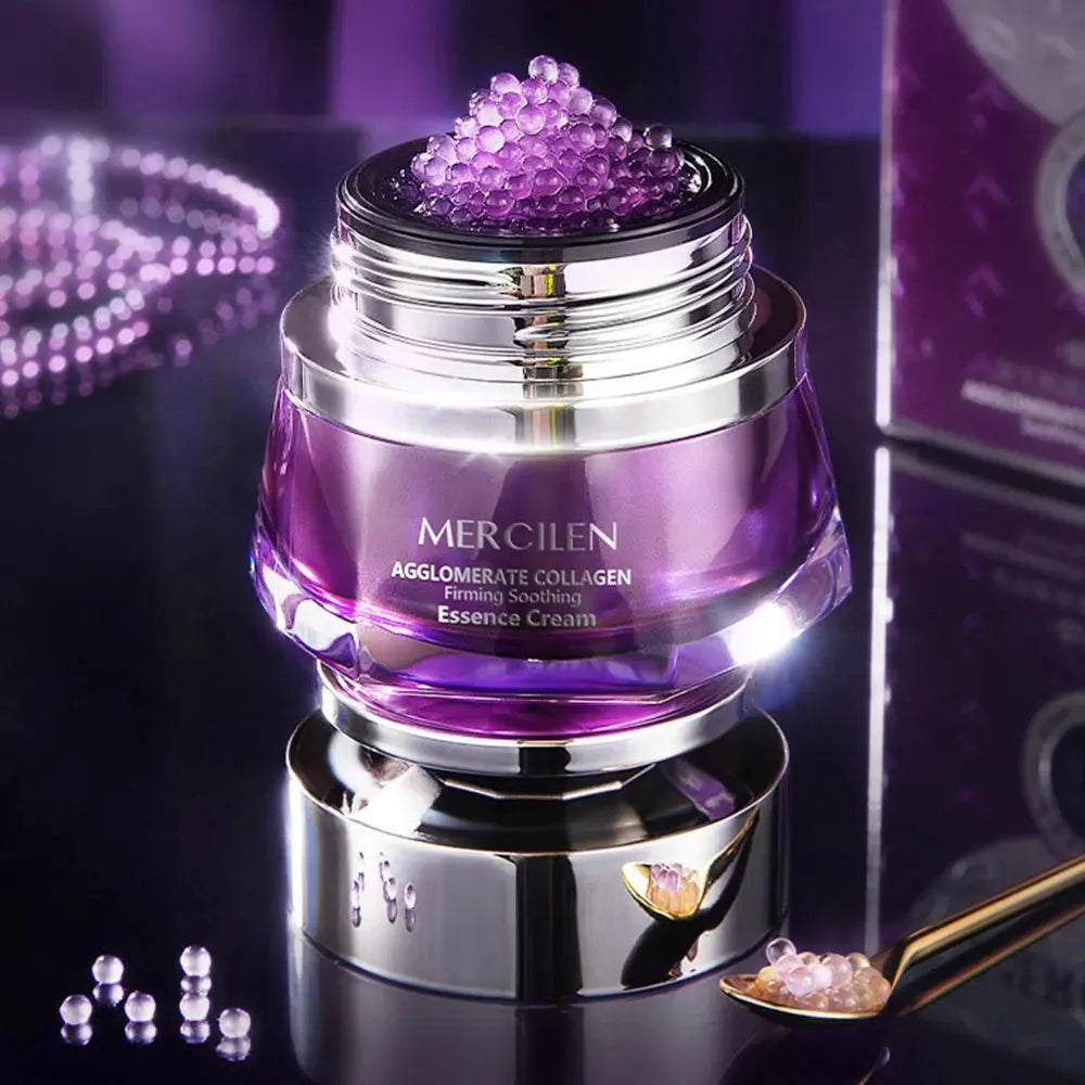 Gentian Root Collagen Firming Soothing Essence Face Cream Delicate Firming Balanced Skin Fine Lines Korea Skincare Products - Nova Trendz