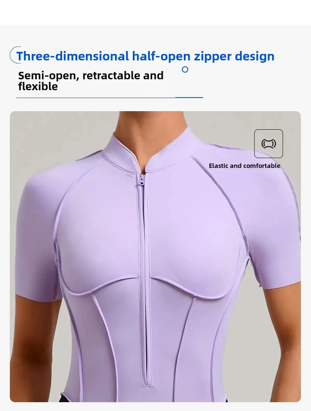 Yoga Bodysuit Short Sleeves Women's Tracksuits Gym Zipper Jumpsuits Sports Workout High-intensity Fitness One-piece Tights Suit - Nova Trendz