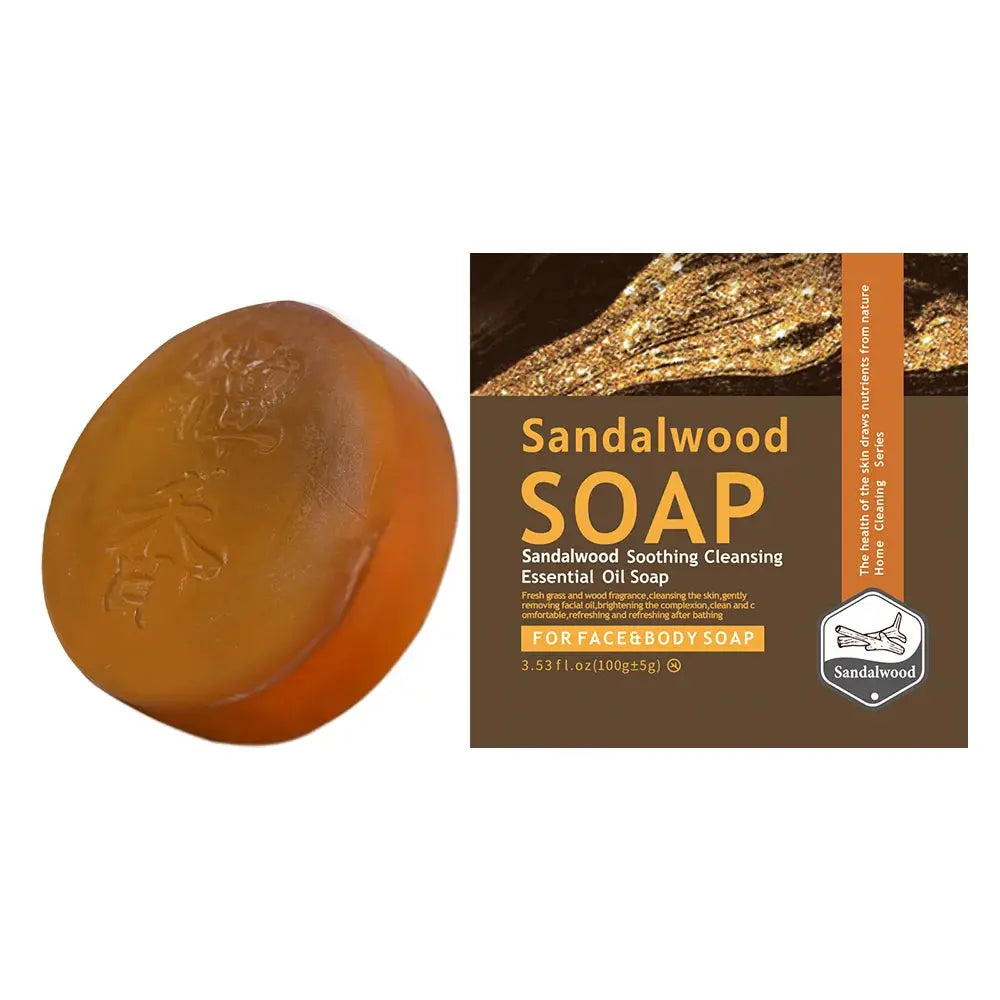 Handmade whitening soap skin care deep cleansing moisturizing cleansing essential oil mild soap brightens skin sandalwood soap Nova Trendz