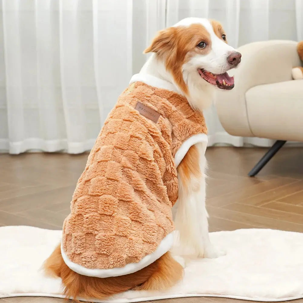 Big Dogs Clothes Winter Warm Sweater S-6XL Size Pet Clothing Golden Retriever Dog Coats Sweatshirt Pets Puppy Pullover Vest - Nova Trendz