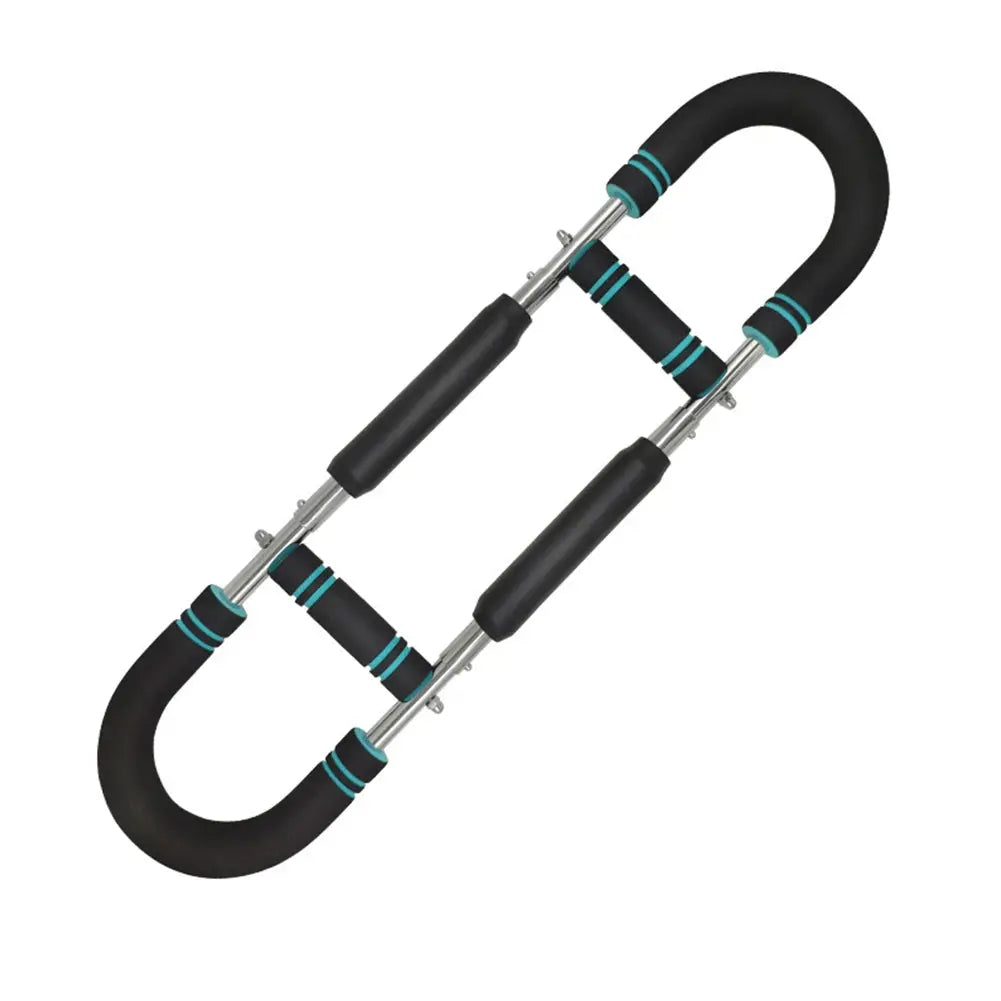 Twister Arm Exerciser with Foam Handle Adjustable Spring Workout Bar Forearm Triceps Chest Expander Portable Fitness Equipment Nova Trendz