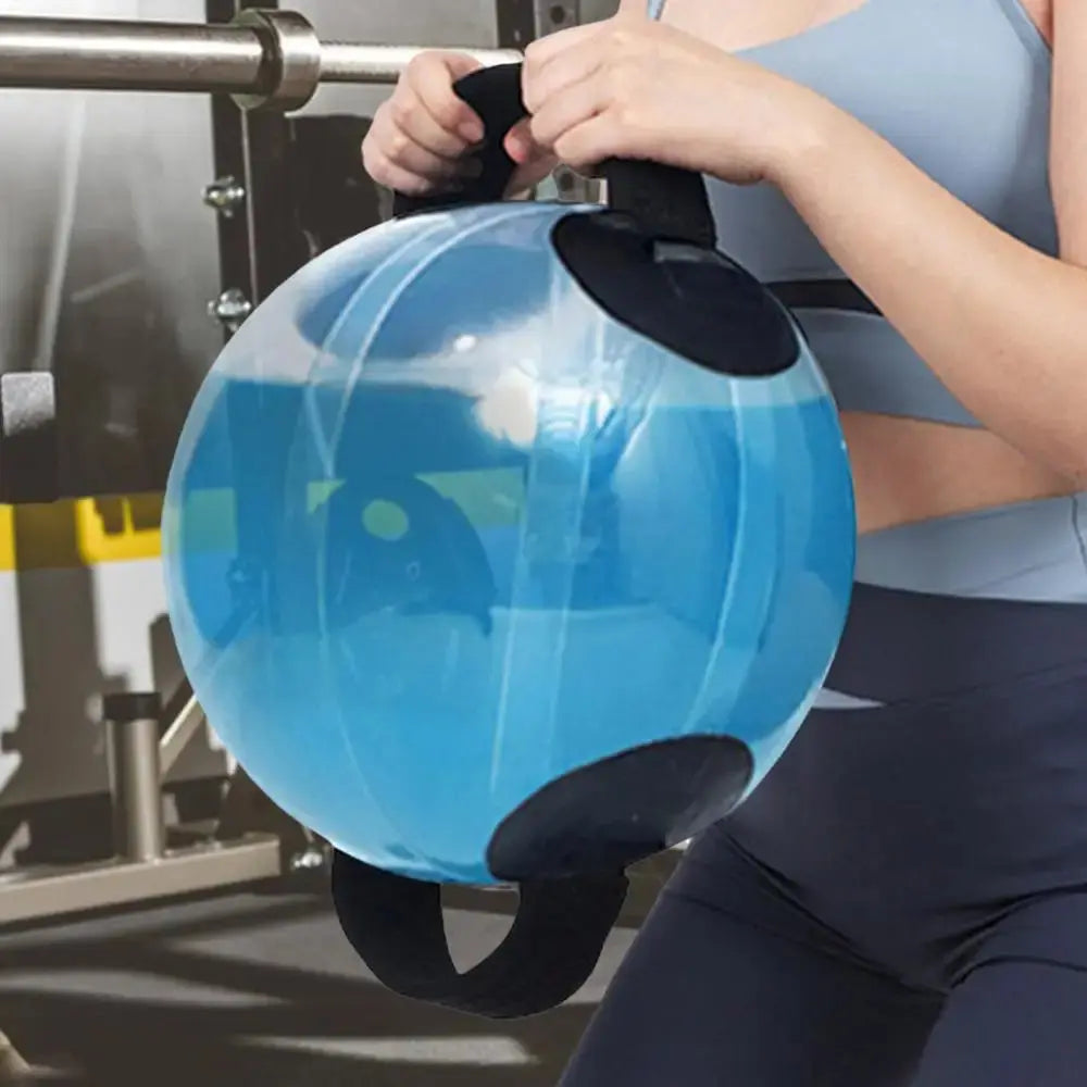 Fitness Aqua Bag Inflatable Water Power Bags ball shape Gym Water Ball Adjustable Water Power Bags for Weightlifting Workout Nova Trendz