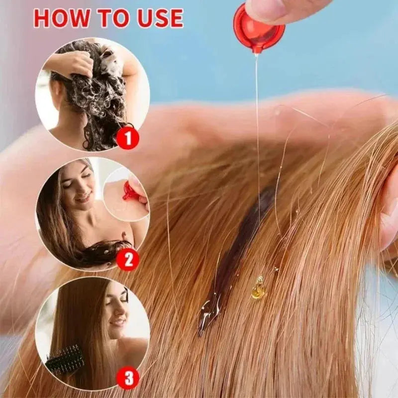 Hair Vitamin Capsule Keratin Oil Fast Restore Soft Smooth Shiny Hair Care Nourish Repair Hair Damaged Splitting Treatment Produc - Nova Trendz