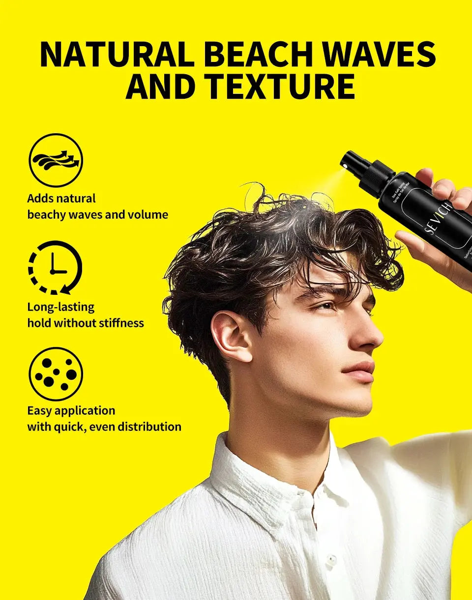 100ml Natural Sea Salt Spray For Hair Men Women Instant Texture Volume Hair Volume Powder Long-Lasting Hold Wave Hair Spray Set Nova Trendz