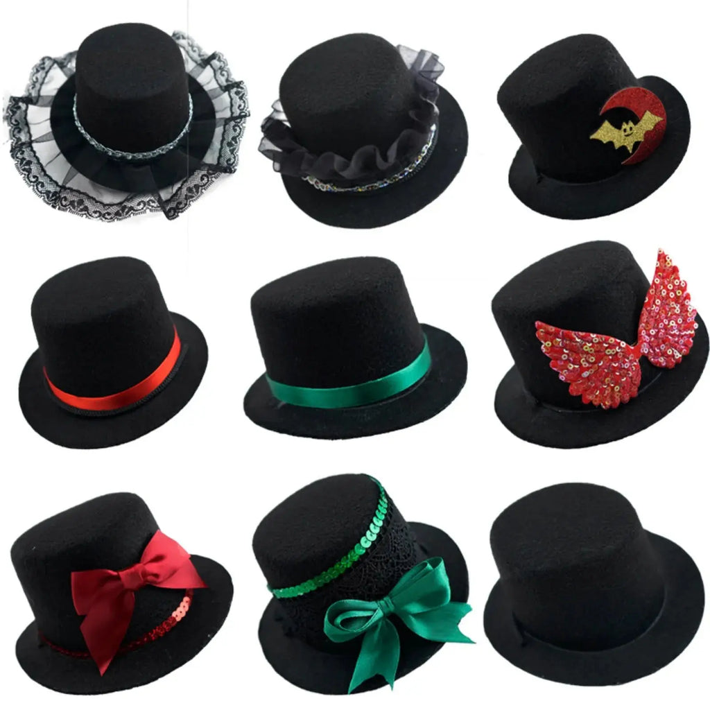Festival Dog Hat Dogs Cat Wedding Party Gentleman Hats Caps For Puppy Kitten Headwear Pet Halloween Photo Prop Top Hat Accessory - Nova Trendz